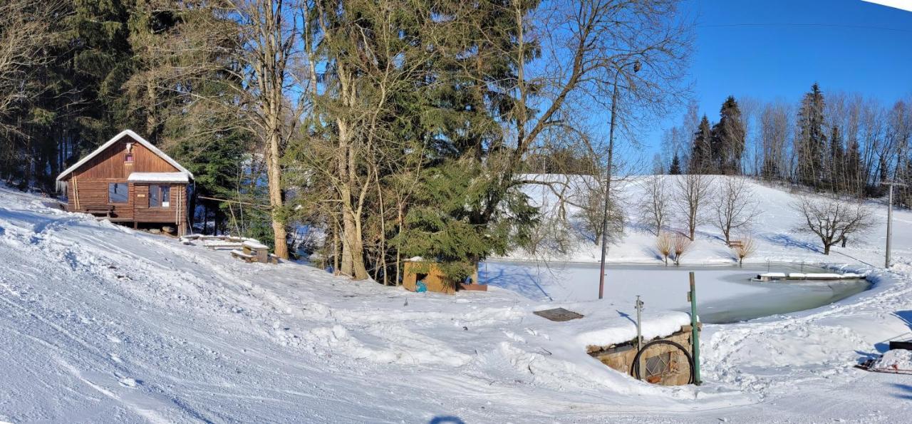 Srub Na Svahu Sjezdovky V Radvanicich Villa Radvanice  Eksteriør bilde